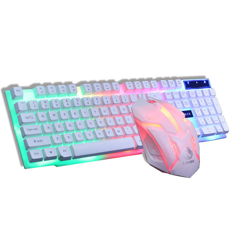 Gaming Keyboard Mouse Glowing Set